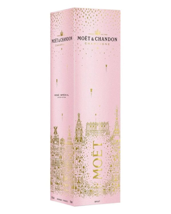 Moët & Chandon Rosé End Of Year Gift Box Champagne, 75 cl For Discount