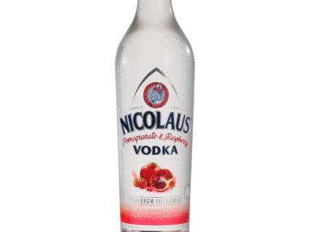 St. Nicolaus Silver Filtered Pomegranate & Raspberry Flavoured Vodka, 70 cl For Sale