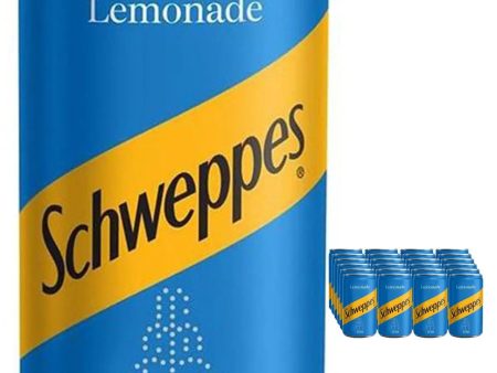 Schweppes Lemonade Can Multipack, 24 x 150 ml Hot on Sale