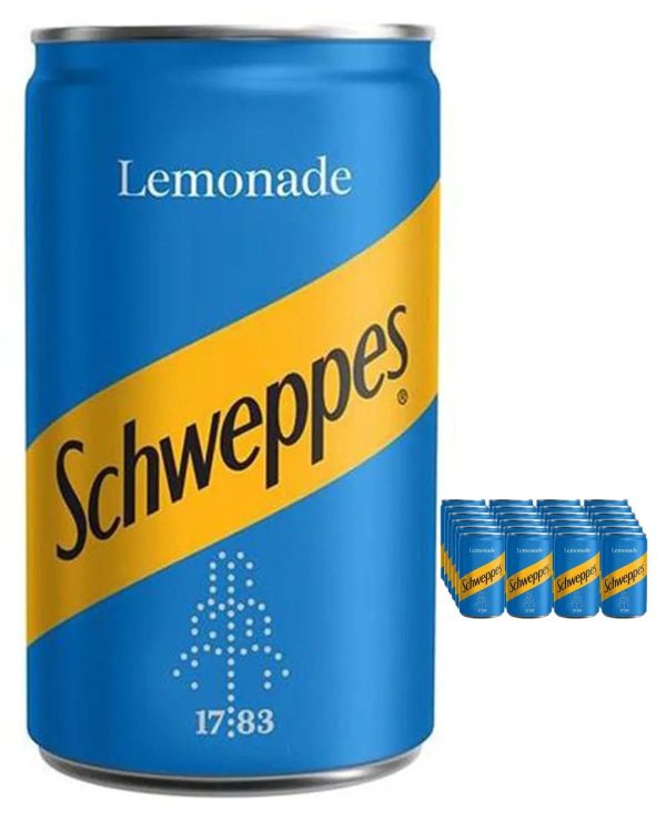 Schweppes Lemonade Can Multipack, 24 x 150 ml Hot on Sale