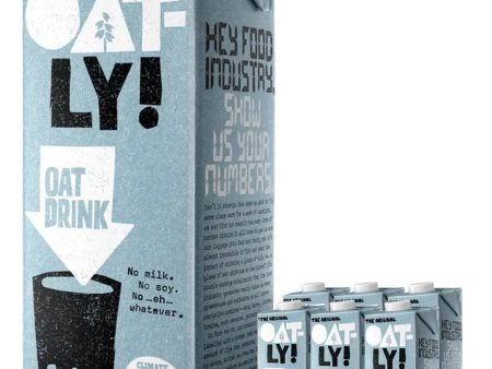 Oatly Oat Drink Orignal Multipack, 6 x 1 L Fashion