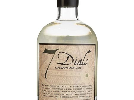 7 Dials London Dry Gin, 70 cl For Sale