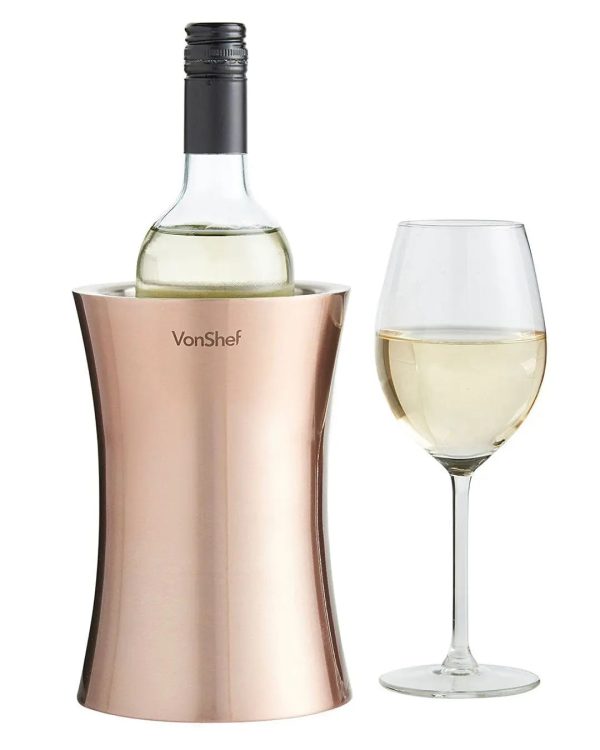 VonShef Copper Wine Cooler on Sale