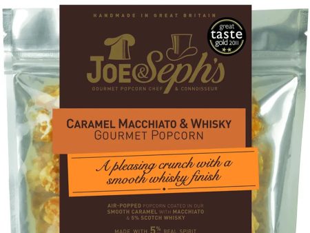 Joe & Seph s Caramel Macchiato Whisky Popcorn Pouch, 30 g on Sale