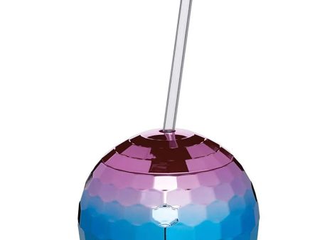 BarCraft Rainbow Disco Drinks Jar With Straw For Sale