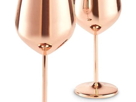 VonShef Copper Wine Glasses Supply