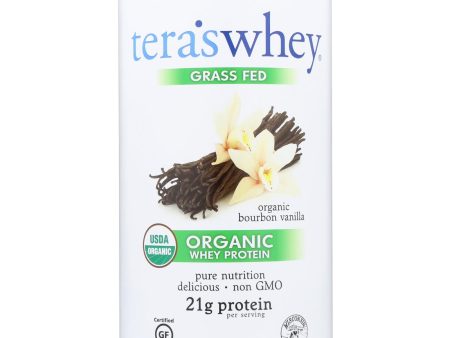 Teras Whey Protein Powder - Whey - Organic - Bourbon Vanilla - 12 Oz Hot on Sale