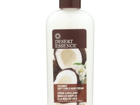 Desert Essence - Soft Curls Hair Cream Coconut - 6.4 Fl Oz For Cheap