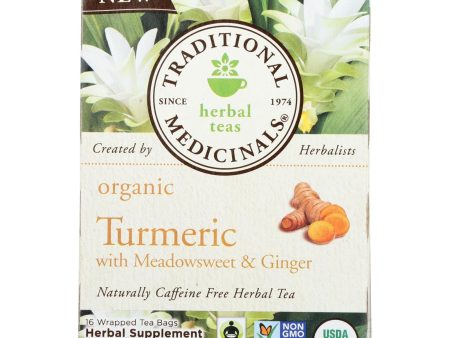 Traditional Medicinals Organic Herbal Tea - Ginger - Case Of 6 - 16 Count Supply