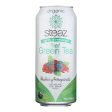 Steaz Lightly Sweetened Green Tea - Blueberry Pomegranate - Case Of 12 - 16 Fl Oz. Discount