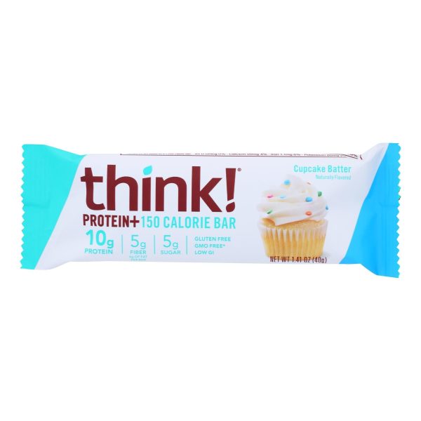 Thinkthin Protein And Fiber Bars - Case Of 10 - 1.41 Oz Supply