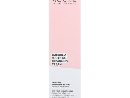 Acure - Sensitive Facial Cleanser - Peony Extract And Sunflower Amino Acids - 4 Fl Oz. Hot on Sale