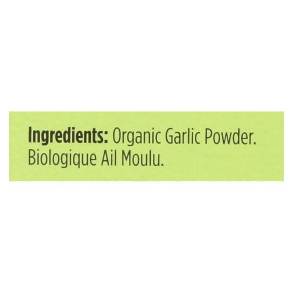 Spicely Organics - Organic Garlic Powder - Case Of 6 - 0.4 Oz. For Cheap