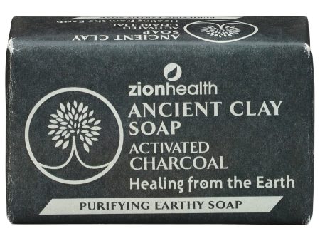 Zion Health - Anct Clay Soap Charcoal - 1 Each - 6 Oz Cheap