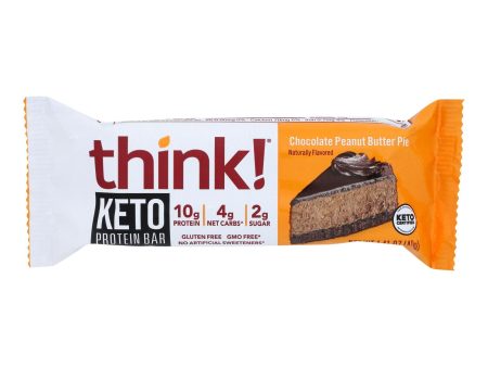 Think! Thin - Bar Keto Prtn Choc Pb Pie - Cs Of 10-1.41 Oz Discount