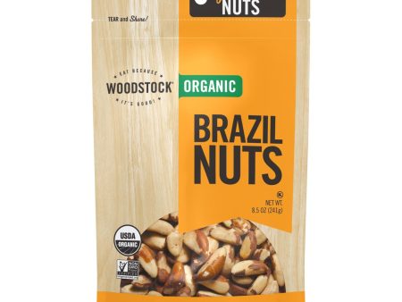 Woodstock Organic Brazil Nuts - Case Of 8 - 8.5 Oz For Cheap