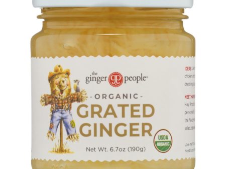 The Ginger People Organic Ginger - Grated - Case Of 12 - 6.7 Oz. For Discount