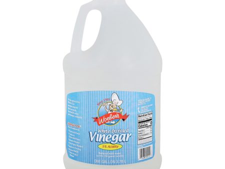 Woeber s - Vinegar Distilled Wht 5% - Case Of 4 - 1 Gal Hot on Sale