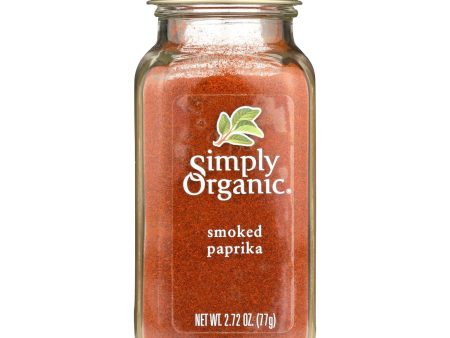 Simply Organic Smoked Paprika - Case Of 6 - 2.72 Oz. Sale