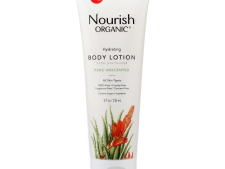 Nourish Organic Body Lotion Pure Unscented - 8 Fl Oz Hot on Sale