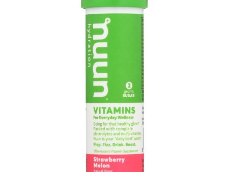 Nuun Hydration Drnk Tab - Strawberry Melon - Case Of 8 - 12 Tab Sale