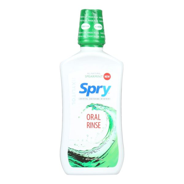 Spry Oral Rinse - Spearmint - 16 Fl Oz. Online Hot Sale