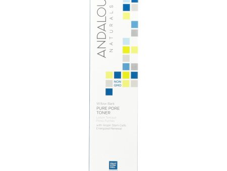 Andalou Naturals Clarifying Aloe Plus Willow Bark Pore Minimizer - 6 Fl Oz on Sale