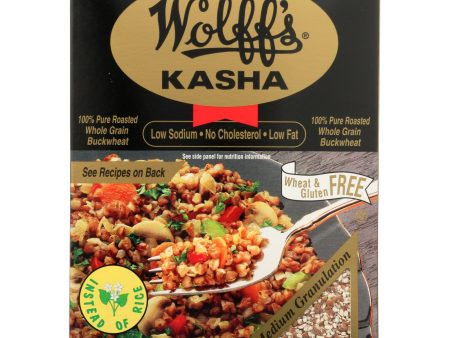 Wolff s Kasha Medium Granulation - Case Of 6 - 13 Oz. Cheap