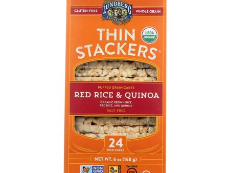 Lundberg Family Farms - Rice Ck Red Qna Th Stk - Case Of 6-6 Oz For Sale