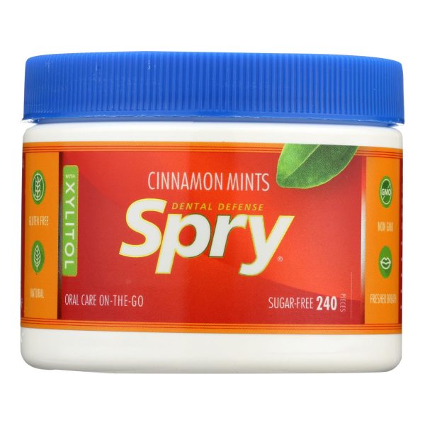 Spry Xylitol Gems - Cinnamon - 240 Count Discount