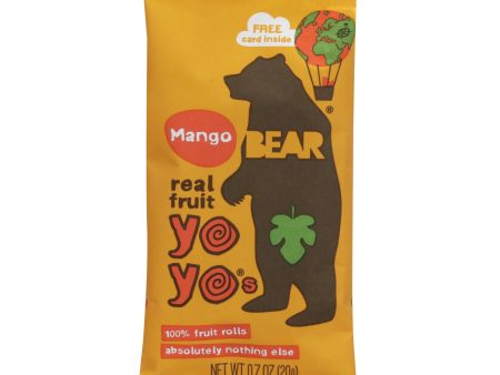 Bear Real Fruit Roll Yoyo - Mango - Case Of 6 - 3.5 Oz For Discount