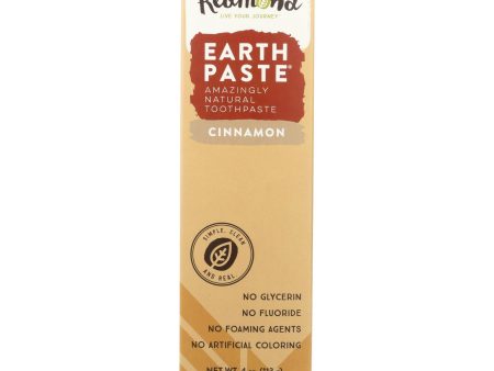 Redmond Trading Company Earthpaste Natural Toothpaste Cinnamon - 4 Oz Cheap