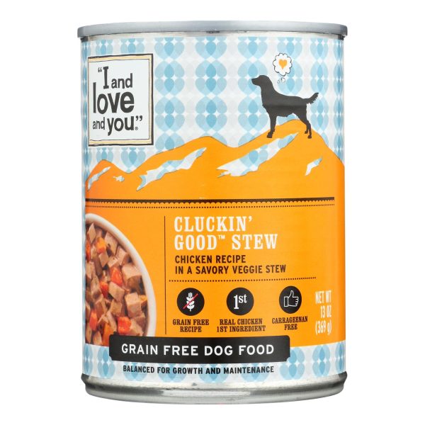 I And Love And You Cluckin? Good Stew - Wet Food - Case Of 12 - 13 Oz. on Sale