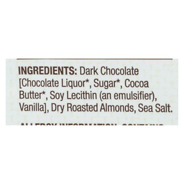 Bark Thins Bark Thins Dark Chocolate - Almond With Sea Salt - Case Of 12 - 4.7 Oz. Discount