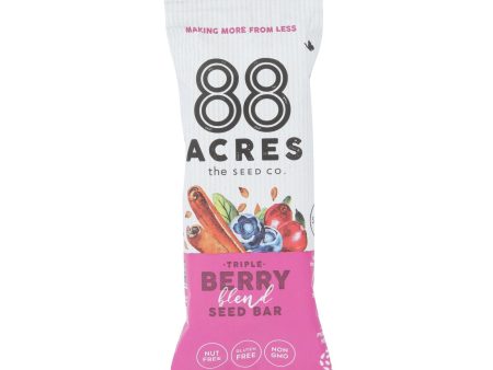 88 Acres - Bars - Triple Berry - Case Of 9 - 1.6 Oz. For Discount