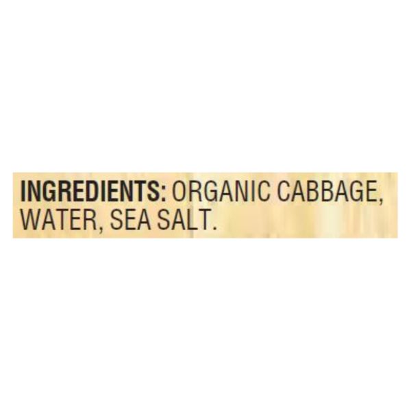 Woodstock Organic Sauerkraut - Case Of 12 - 16 Oz Cheap