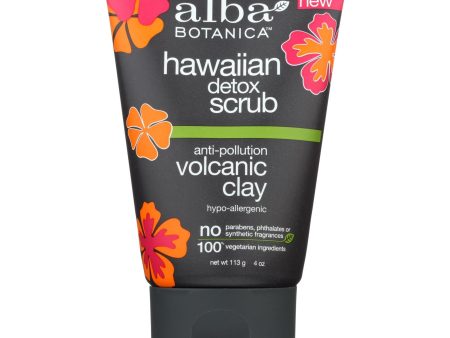 Alba Botanica - Hawaiian Scrub - Detox - 4 Oz Hot on Sale