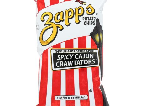 Zapps Potato Chips Chips - Cajun Crawtator - 2o - Case Of 25 - 2 Oz For Cheap