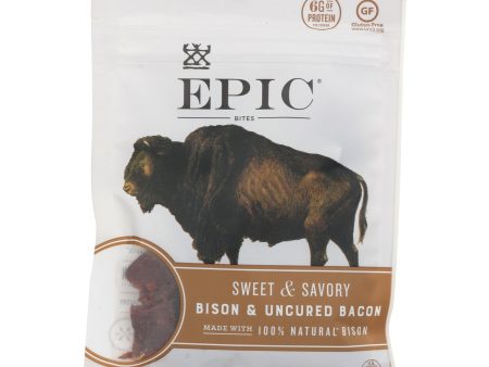 Epic - Jerky Bites - Bison Meat - Case Of 8 - 2.5 Oz. Sale