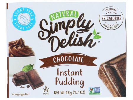 Simply Delish Chocolate Pudding & Pie Filling  - Case Of 6 - 1.7 Oz Supply