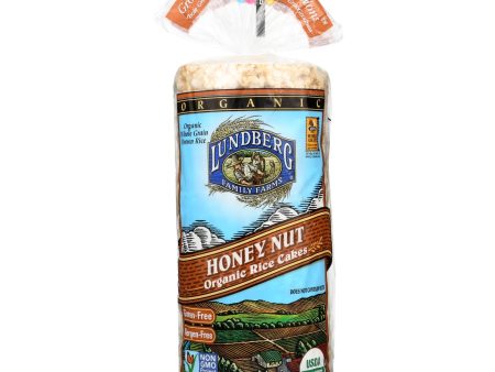 Lundberg Family Farms - Rice Cake Honey Nut - Case Of 6-9.6 Oz Online Hot Sale