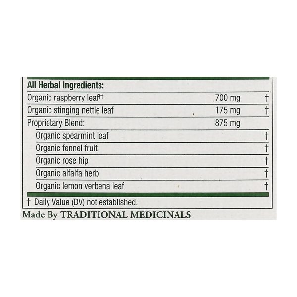 Traditional Medicinals Organic Pregnancy Herbal Tea - 16 Tea Bags - Case Of 6 Online now