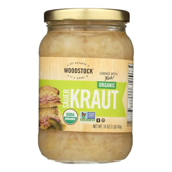 Woodstock Organic Sauerkraut - Case Of 12 - 16 Oz Cheap