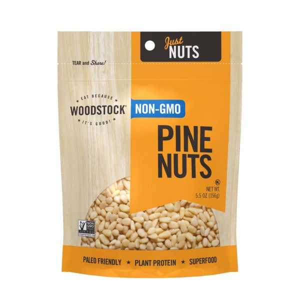 Woodstock Non-gmo Pine Nuts - Case Of 8 - 5.5 Oz Online