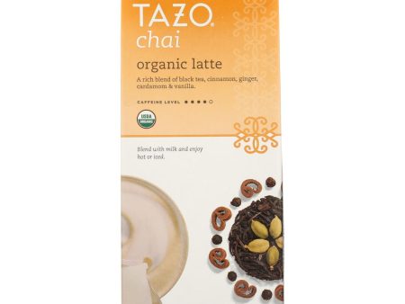 Tazo Tea Organic Tea - Chai Latte - Case Of 6 - 32 Fl Oz For Cheap