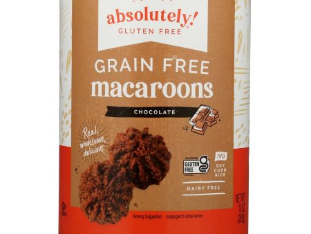 Absolutely Gluten Free Macaroons - Chocolate - Clasc - Case Of 6 - 10 Oz For Sale