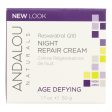 Andalou Naturals Resveratrol Q10 Night Repair Cream - 1.7 Fl Oz on Sale