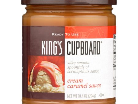 The King s Cupboard Cream - Caramel Sauce - Case Of 12 - 10.4 Oz. Supply