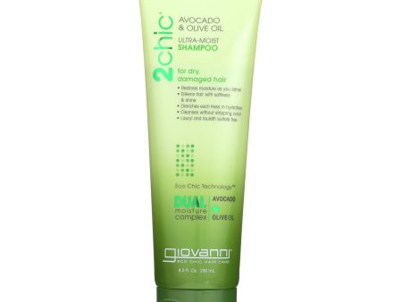 Giovanni Hair Care Products Shampoo - 2chic Avocado And Olive Oil - 8.5 Oz For Cheap