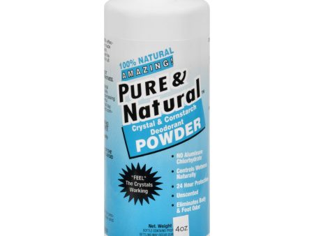 Thai Deodorant Stone Pure And Natural Powder - 4 Oz For Sale